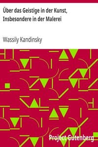Über das Geistige in der Kunst, Insbesondere in der Malerei book cover