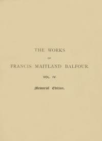 The works of Francis Maitland Balfour, Volume 4 (of 4)