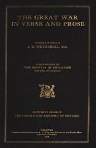 The Great War in Verse and Prose