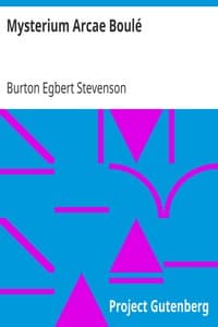 Mysterium Arcae Boulé book cover