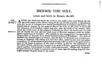 Chronicles of England, Scotland and Ireland (3 of 6): England (3 of 9)
Henrie the Sixt, Sonne and Heire to Henrie the Fift
