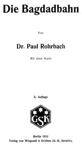 Die Bagdadbahn book cover