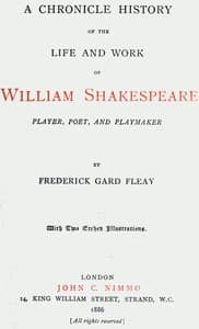 A Chronicle History of the Life and Work of William Shakespeare
Player, Poet, and Playmaker