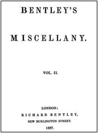 Bentley's Miscellany, Volume II