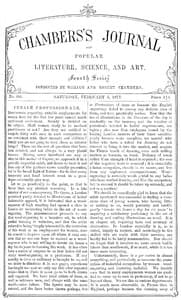 Chambers's Journal of Popular Literature, Science, and Art, No. 684
February 3, 1877 book cover