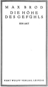 Die Höhe des Gefühls: Ein Akt book cover