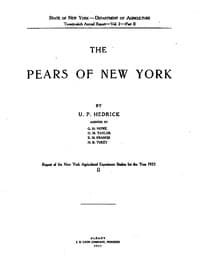 The pears of New York