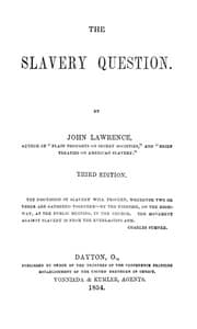The Slavery Question book cover