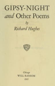 Gipsy-Night, and Other Poems