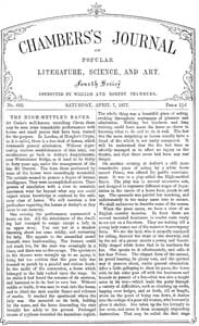 Chambers's Journal of Popular Literature, Science, and Art, No. 693
April 7, 1877 book cover