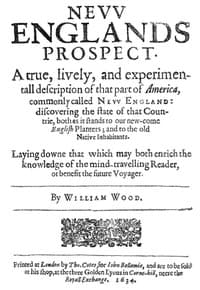 New Englands Prospect
A true, lively, and experimentall description of that part of America, commonly called New England: discovering the state of that Countrie, both as it stands to our new-come English Planters; and to the old Native Inhabitants