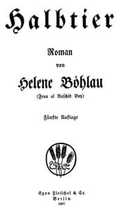 Halbtier: Roman