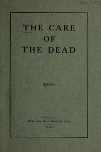 The Care of the Dead