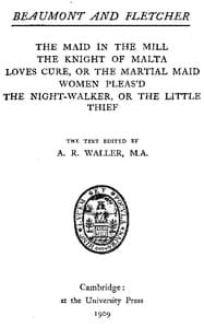 Beaumont and Fletcher's Works, Vol. 07 of 10 book cover
