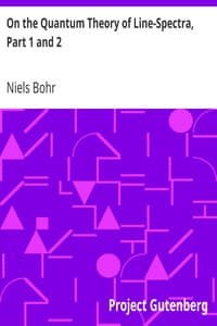On the Quantum Theory of Line-Spectra, Part 1 and 2 book cover