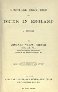Nineteen Centuries of Drink in England: A History