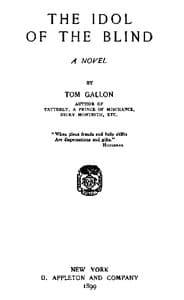 The Idol of the Blind: A Novel book cover