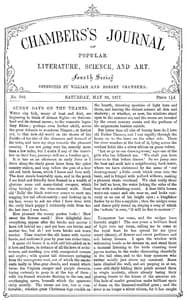 Chambers's Journal of Popular Literature, Science, and Art, No. 700
May 26, 1877 book cover