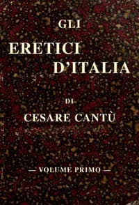 Gli eretici d'Italia, vol. I