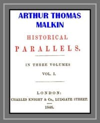 Historical Parallels, vol. 1 (of 3) book cover