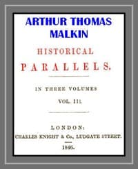 Historical Parallels, vol. 3 (of 3) book cover