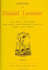 Poésies de Daniel Lesueur book cover