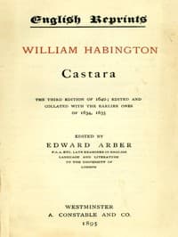 Castara
The Third Edition of 1640; Edited and Collated with the Earlier Ones of 1634, 1635