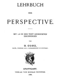 Lehrbuch der Perspective book cover
