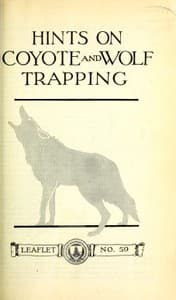 Hints on Wolf and Coyote Trapping book cover
