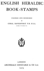 English Heraldic Book-stamps