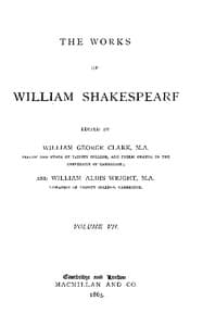 The Works of William Shakespeare [Cambridge Edition] [Vol. 7 of 9] book cover