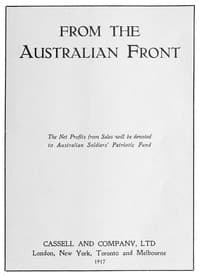 From the Australian Front book cover
