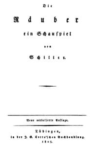 Die Räuber: Ein Schauspiel