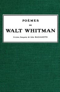 Poèmes de Walt Whitman book cover
