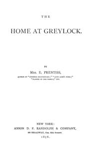 The Home at Greylock book cover