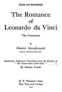 The Romance of Leonardo da Vinci, the Forerunner book cover