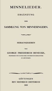 Beyträge zur Kenntniss der altdeutschen Sprache und Litteratur. Erster Band. Theil 1. book cover