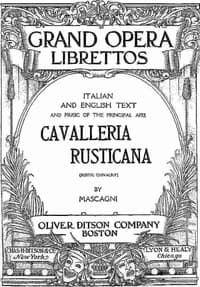 Rustic Chivalry (Cavalleria Rusticana): Melodrama in One Act book cover