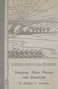 Inorganic Plant Poisons and Stimulants book cover
