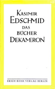 Das Bücher-Dekameron
Eine Zehn-Nächte-Tour durch die europäische Gesellschaft und Literatur