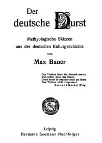 Der deutsche Durst: Methyologische Skizzen der deutschen Kulturgeschichte