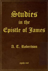 Studies in the Epistle of James book cover