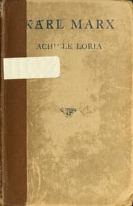 Karl Marx book cover