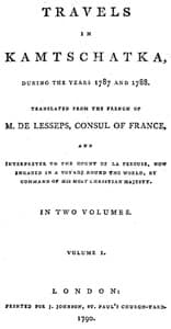Travels in Kamtschatka, During the Years 1787 and 1788, Volume 1