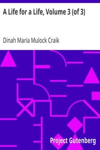 A Life for a Life, Volume 3 (of 3) book cover