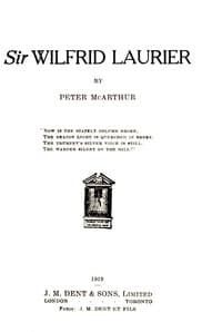Sir Wilfrid Laurier