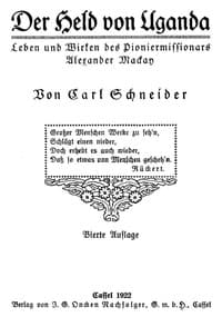 Der Held von Uganda: Leben und Wirken des Pioniermissionars Alexander Mackay book cover