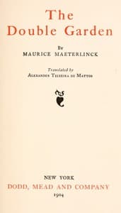 The Double Garden book cover