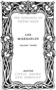 Les Misérables, v. 3/5: Marius book cover