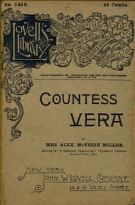 Countess Vera; or, The Oath of Vengeance book cover